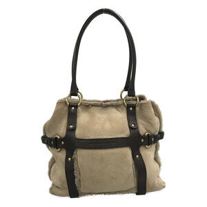 Salvatore Ferragamo Mouton Tote Bag